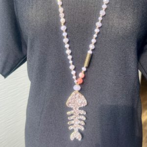 HNK-MARMUERTA-01 – Mar Muerta No. 1 – Kette Rosé Gesamtansicht – Mar Muerta No. 1 – Kette Rosé Gesamtansicht